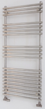 ULTRAHEAT WINDSOR CHROME BATHROOM H1150mm x W500mm CONTEMPORARY TUBE ON TUBE MULTIRAIL/TOWEL WARMER, WIN5W11C